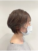 シアーベージュの涼風ショート★★