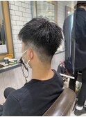 スキンフェードカット・束感ショート