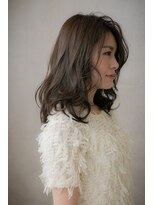 カバーヘア ブリス 川口(COVER HAIR bliss)&nbsp;□アッシュオリーブくせ毛風横顔美人116-2★川口30代40代50代