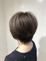 アズール 草加(azule)&nbsp;白髪ぼかし　ハイライト　マッシュショート　ベージュ　[草加駅]