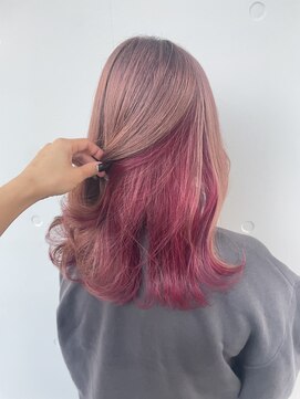 カリーナコークス 原宿 渋谷(Carina COKETH) インナーカラー/イヤリングカラー/ダブルカラー/レイヤーカット