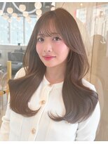 シーシンジュク 新宿南口(Sea shinjuku)&nbsp;韓国風前髪×レイヤーカット【髪質改善/新宿/ブリーチ無し】