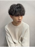 波巻きマッシュ/メンズパーマ/マッシュ