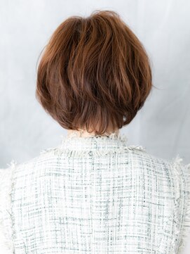 ヘアーリゾートパル(HAIR RESORT PAL) 立体感ニュアンスパーマ小顔丸みショートb天王台20代30代40代