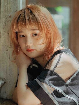 ポイントファイブバイソレイユ 藤沢店(.5 by SOLEIL) ハイトーンウルフミディ