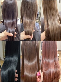 セカンドコラボ(2nd Colabo)の写真/＜髪質改善に特化＞UPTGLOSS(高濃度水素トリートメント)など数ある髪質改善メニューからベストを提案！