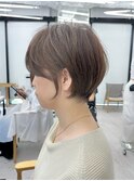 黒髪カタログ/ボブルフ/小顔に見せるヘア/ワンレン