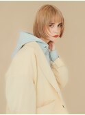 インナーカラー/ベージュ/韓国/前髪/顔周り/新宿西口/新宿駅