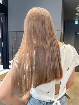 アルバム 銀座(ALBUM GINZA) 似合わせカットメルティカラーマロンベージュ_ba538421