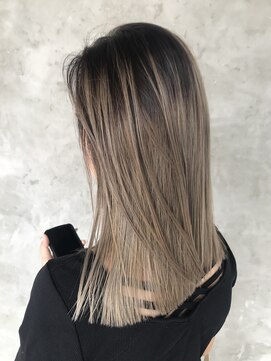 マルフェ 天王寺(marfe) シャドールーツバレイヤージュ#透明感カラー/髪質改善