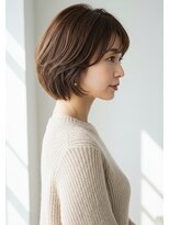 アントワープトーキョー(antwerp TOKYO)&nbsp;40代50代大人レイヤーボブ髪質改善白髪染め根元パーマ縮毛矯正