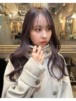 ロージアバイアルティナ(ROSIER by artina) 韓国風巻きラベンダーミルクティー姫カットレイヤー2