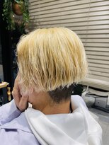 イメージア 町田店(IMAGE A)&nbsp;メンズツーブロショートボブわかめカット＠20代30代40代50代