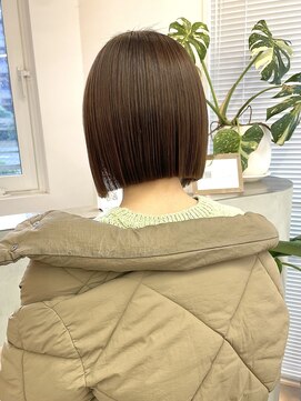 ソワ 北千住(soi) 縮毛矯正ボブ×ボブ×切りっぱなしボブ