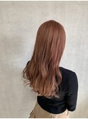暖色系ミルクティーベージュ　くすみベージュ　透明感カラー