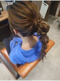 大人気20代30代◎ナチュラルベージュカラー玉ねぎヘアアレンジ