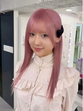 ベレーザ 渋谷神南(Beleza) 14786ブリーチ＆ダブルカラーベビーピンクホワイトピンク