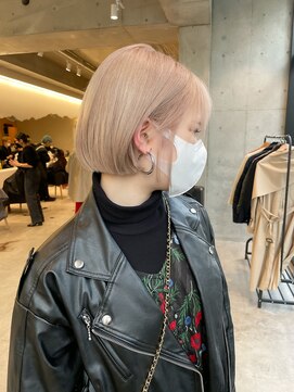 クーナバイトマト 横浜(Cuna by TOMTO) 【MISATO】ブロンドカラー_まるみボブ_