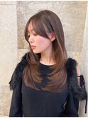 横顔美人♪大人レディーなロングレイヤーカット