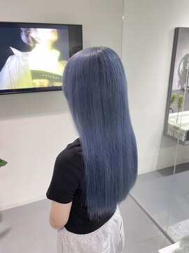 レフ(LEF) ペールサファイアブルー/ダブルカラー/ケアブリーチ/寒色カラー