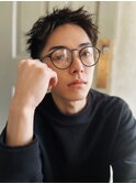 メガネに合うベリーショートヘア