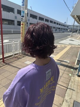 メゾンドブルー(Maison de blue) ショートパーマ