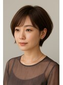 ナチュラルショートボブ