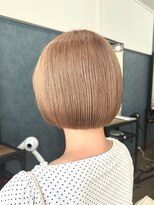 ルアン 上通り(ruen)&nbsp;透明感カラーカラー　丸みボブ　ruen 熊本　田口紗羅