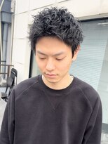 リベル(LIBER)&nbsp;スパイキーショート/短髪パーマ/メンズ/メンズサロン/八王子