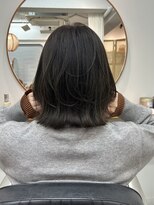 エニエンメイクス 立川(ENIEN MAKE'S)&nbsp;立川レイヤーボブ/オリーブカラー/髪質改善/オージュア