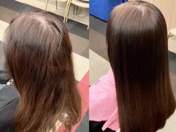 チェリッシュ(cherish)の写真/「ジアミン成分で今まで白髪染めが不快、出来なかった方に朗報！ノンジアミンカラーでストレス無しに！」
