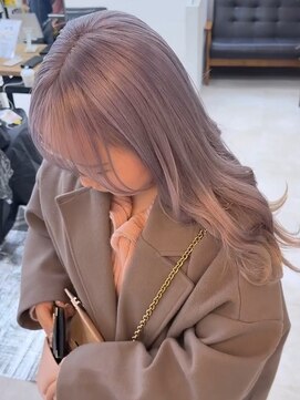 イエナ 渋谷(IENA) ホワイトブロンドルーツカラーダブルカラーハイトーン