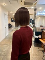 ヘアーブレイス(hair brace) 千葉駅/着物ヘア/大人ガーリー/ダークアッシュ/似合わせカット