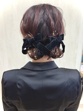 ヘアーサロン オリガミ(Origami) ツインお団子ヘアアレンジ