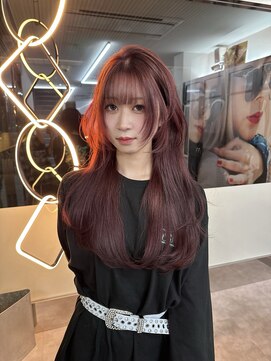 ラ キング(LA KING) 着物ヘア/大人ガーリー/ダークアッシュ/似合わせカット/名古屋栄