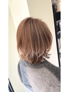 メイキインフイツクスアルフア(makin Fix alpha) 脱白髪染め　明るめベージュ　ミディアム　白髪ぼかし