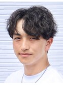 波巻きパーマシャドウパーマツイストパーマメンズパーマ佐賀眉毛