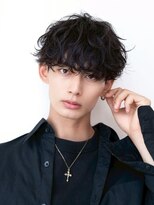 エフエム 明大前(FM)&nbsp;MEN’SHAIR×波巻きツイストスパイラル/シャドウパーマ/メンズ