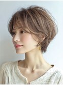 白髪ぼかし脱白髪染め髪質改善似合わせショートボブ40代50代60代