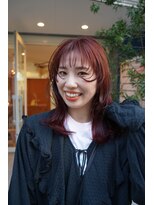 ヒツジ(hitsuji)&nbsp;巻いても、巻かなくても華やか。春レイヤー