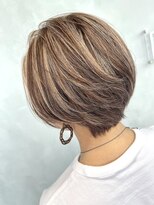 アコ(Aco) 上品ハイライト/白髪ぼかしハイライト/ベージュ/ミルクティー