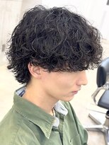 フィフス 大分(fifth)&nbsp;大分波巻きスパイラルパーマメンズカットマッシュウルフつよめ