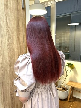 エクテ(ecouter) ノンジアミンカラー春の暖色艶髪ボルドーカラー