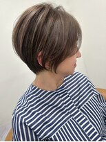 ゴカン バイ ジル ブラン 名古屋(Gokan by JIL BLAN)&nbsp;ハイライトバレイヤージュダブルカラーショートカット30代40代