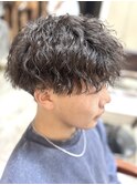【men's style】刈り上げ×ツイストスパイラルパーマ