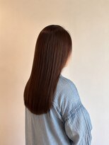 ペスカケイクリエイティブ(PESCA K-CREATIVE) 艶感アッシュブラウン×縮毛矯正ストレート