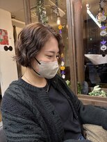 コレットヘアー ザモリオカ(Colette HAIR the MORIOKA) 癖を活かしたボブ