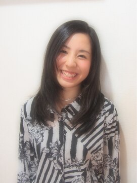 トーク 伊丹本店(TAL'KE) 重めスタイル☆黒髪ナチュラルストレート