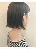 【sourire blanc 濱地】やわらかパッツンボブ