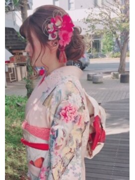 ビューティーユミ(BEAUTY YUMI.jp) フェミニン振り袖ヘア